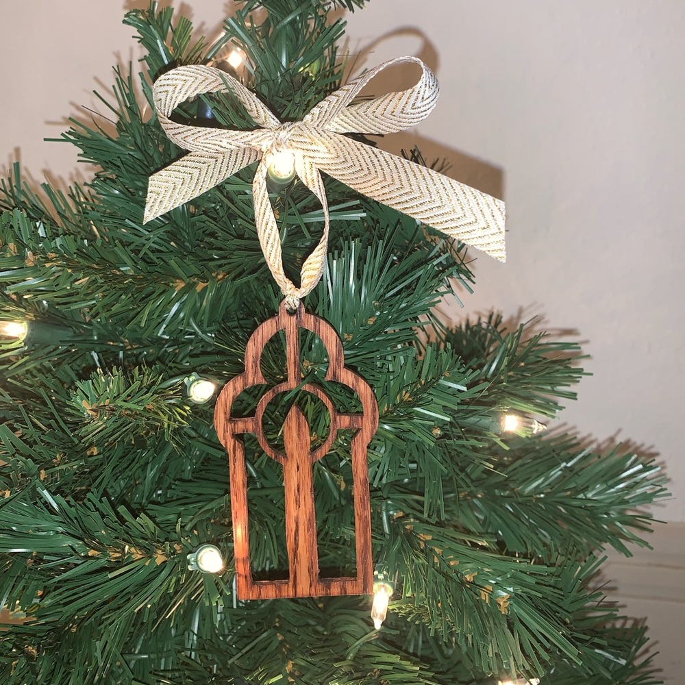 Handmade Wooden Candle Ornament